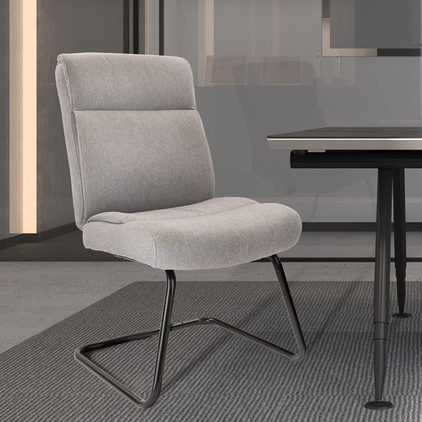 CLATINA Office Guest Chair with Lumbar Support and Mid Back Mesh Space –  FURNGO