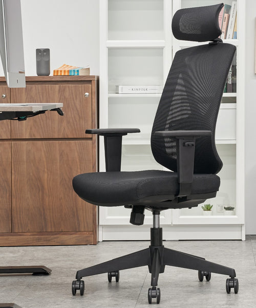 CLATINA Ergonomic High Mesh Swivel Desk Chair with Adjustable Height A –  FURNGO