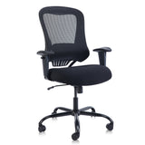 CLATINA Big and Tall Executive Chair with 350lbs High Capacity and Thick Seat Cushion for Home Office Black BIFMA Certification X5.1 (1 Pack)