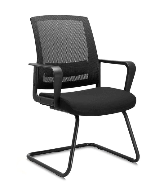 CLATINA Office Reception Guest Chair Mesh Back Stacking with Ergonomic –  FURNGO