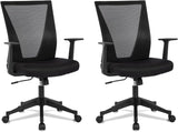 CLATINA Executive Mesh Heavy Duty Office Chairs High Back with Armrests Ergonomic Comfortable Seat Cushion 360 Swivel Rolling Wheels Computer Desk Chairs for Office,Home