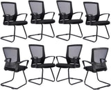 CLATINA Office Chair Ergonomic Rolling Computer Desk Chair with Lumbar Support, Mesh Swivel Executive Chairs with Armrest Wheels for Home Conference Room, Black