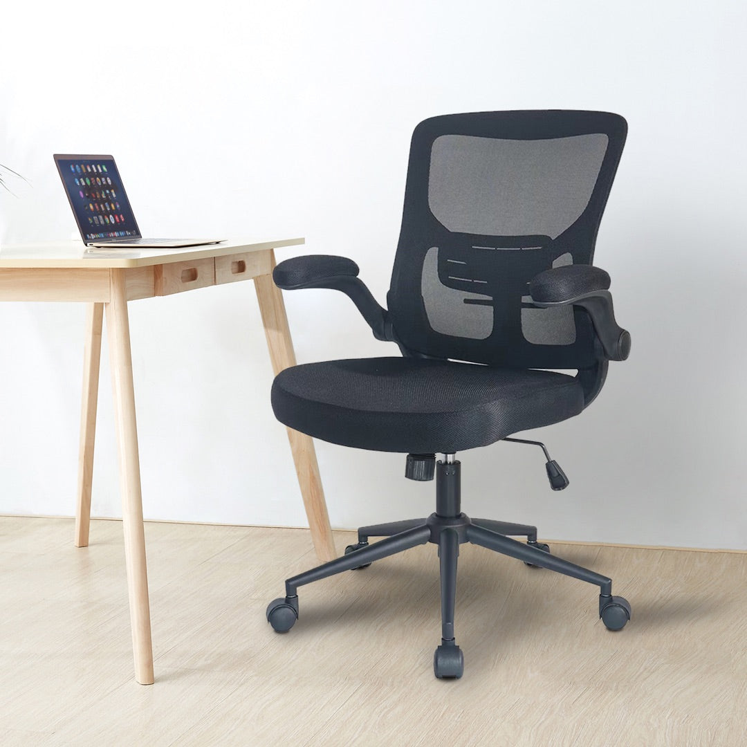 Office Chair, Desk Chair, Ergonomic Home Office Desk Chairs, Computer Chair  with Flip up Armrests, Mesh Desk Chairs with Wheels, Office Desk Chair