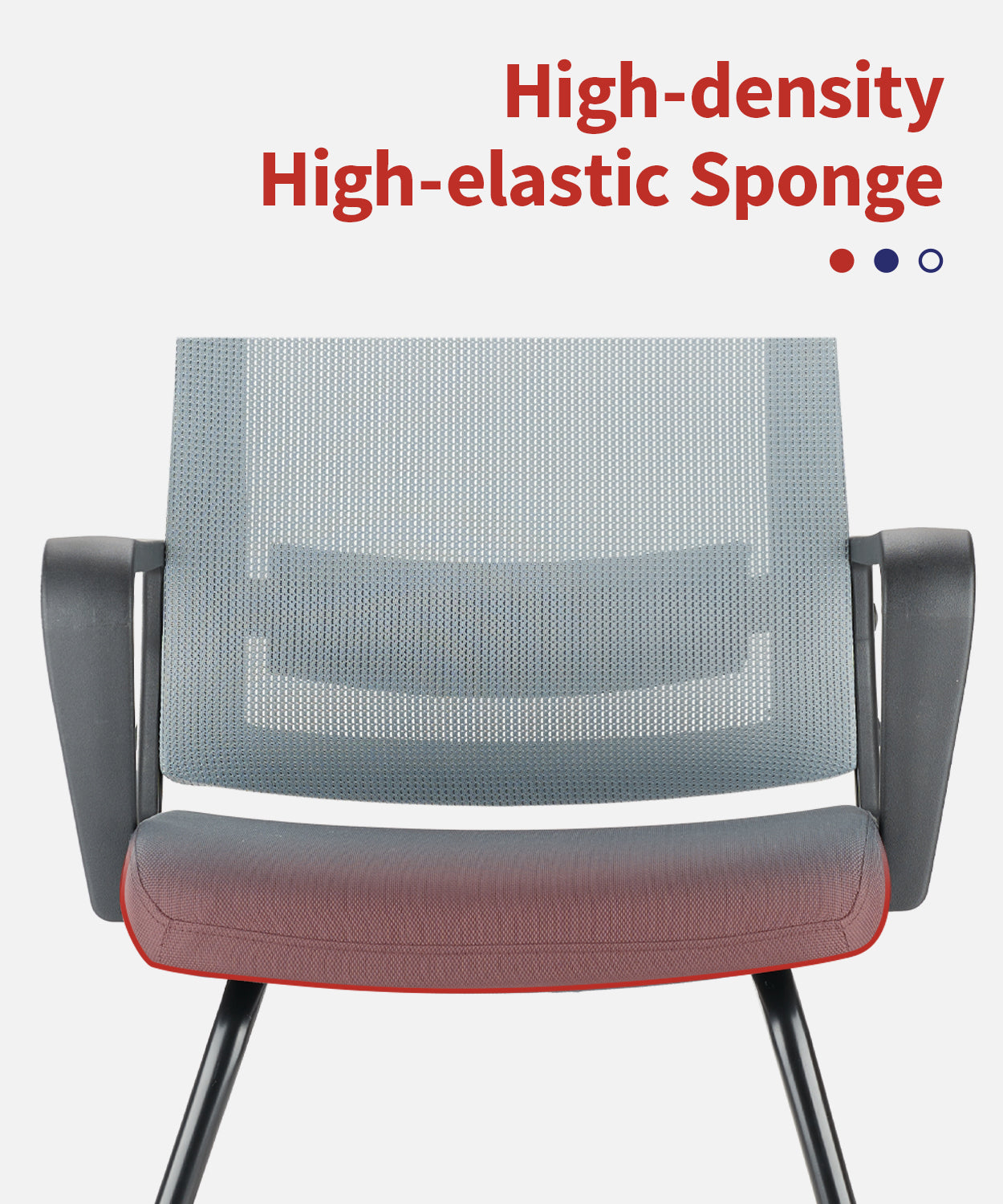 CLATINA Office Guest Chair with Lumbar Support and Mid Back Mesh Space –  FURNGO