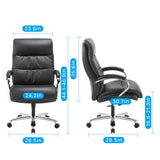 Clatina YWA2104 Big and Tall Leather Executive Chair