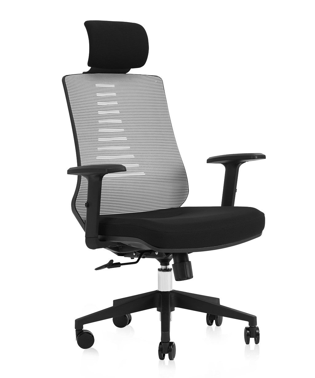 KLASIKA Office Reception Guest Chair Adjustable Mesh Back Stacking wit –  FURNGO