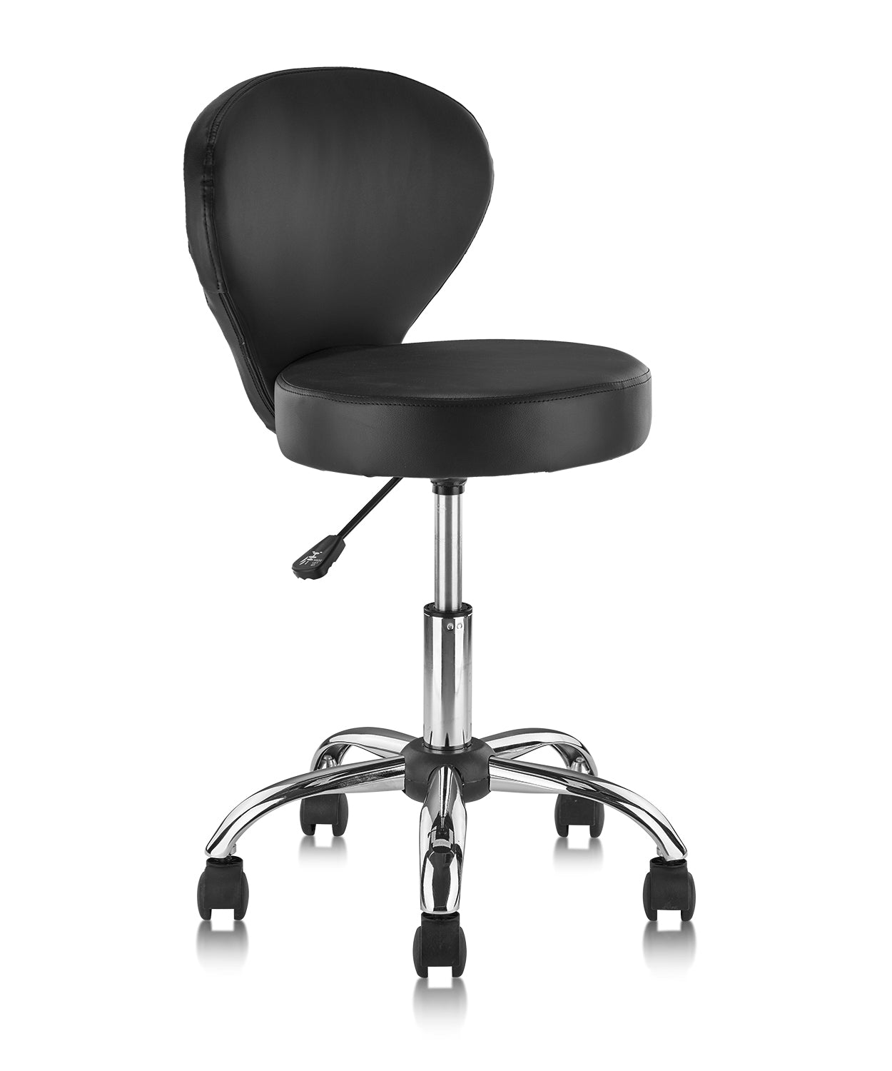 KLASIKA Drafting Chair Rolling Swivel Salon Stool with Back Support Foot Rest Adjustable Hydraulic for Office Massage Facial Spa Medical Tattoo Beauty Barber